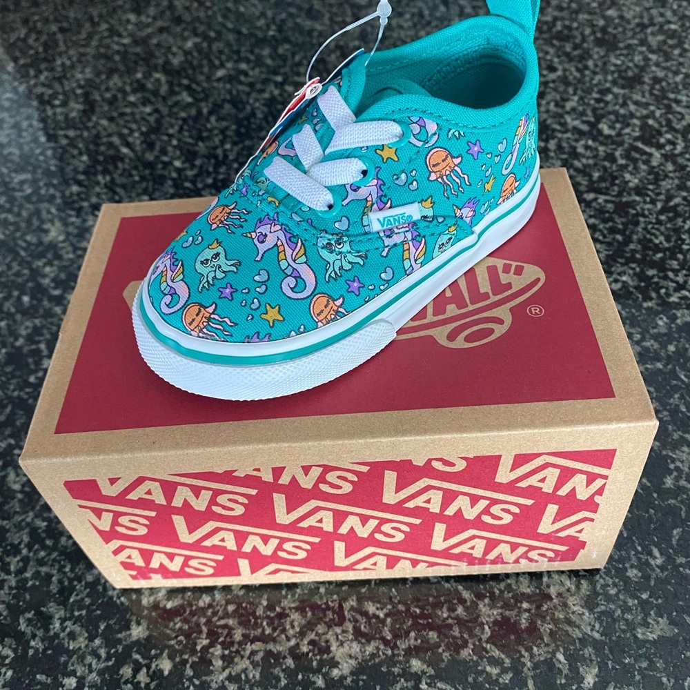 Vans new in box. Toddler size 5. Under the sea theme.